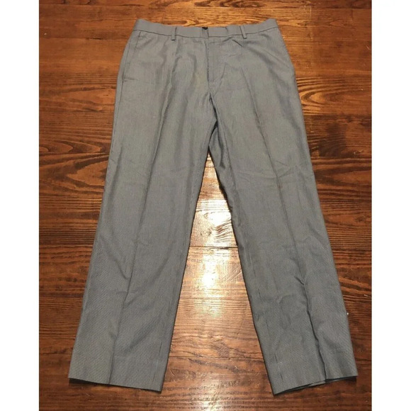 Banana Republic Pants Men 35 X 36 Non Iron Modern Slim Fit Pinstripe - Picture 1 of 6